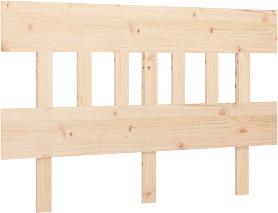 VidaXL Hoofdbord 183 5x3x81 cm massief grenenhout - Foto 2
