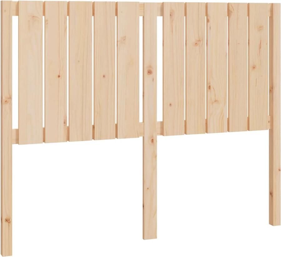 VidaXL Hoofdbord 125 5x4x100 cm massief grenenhout - Foto 2