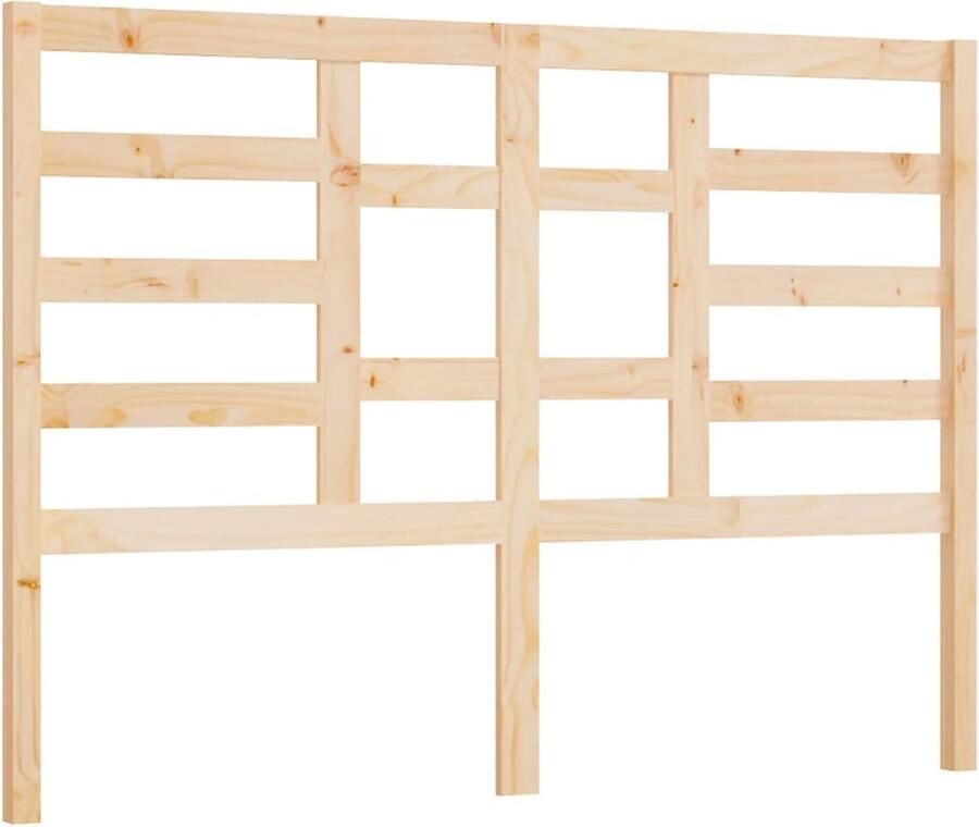 VidaXL Hoofdbord 141x4x104 cm massief grenenhout