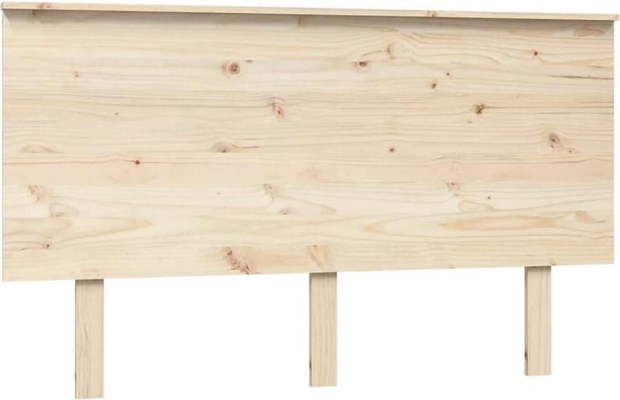 VidaXL Hoofdbord 139x6x82 5 cm massief grenenhout - Foto 3