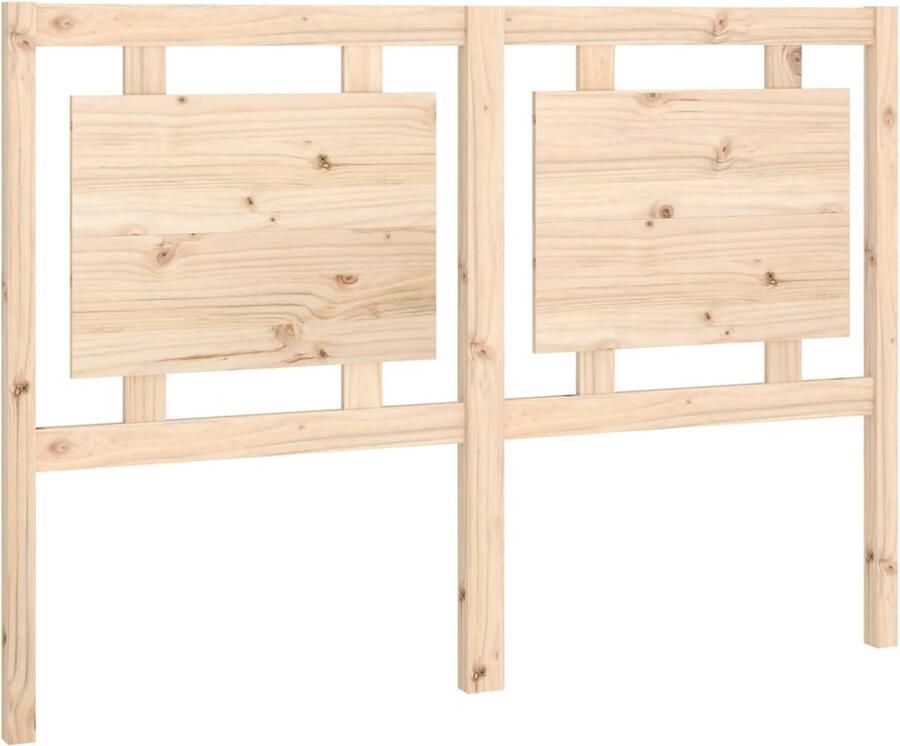 VidaXL Hoofdbord 140 5x4x100 cm massief grenenhout - Foto 3