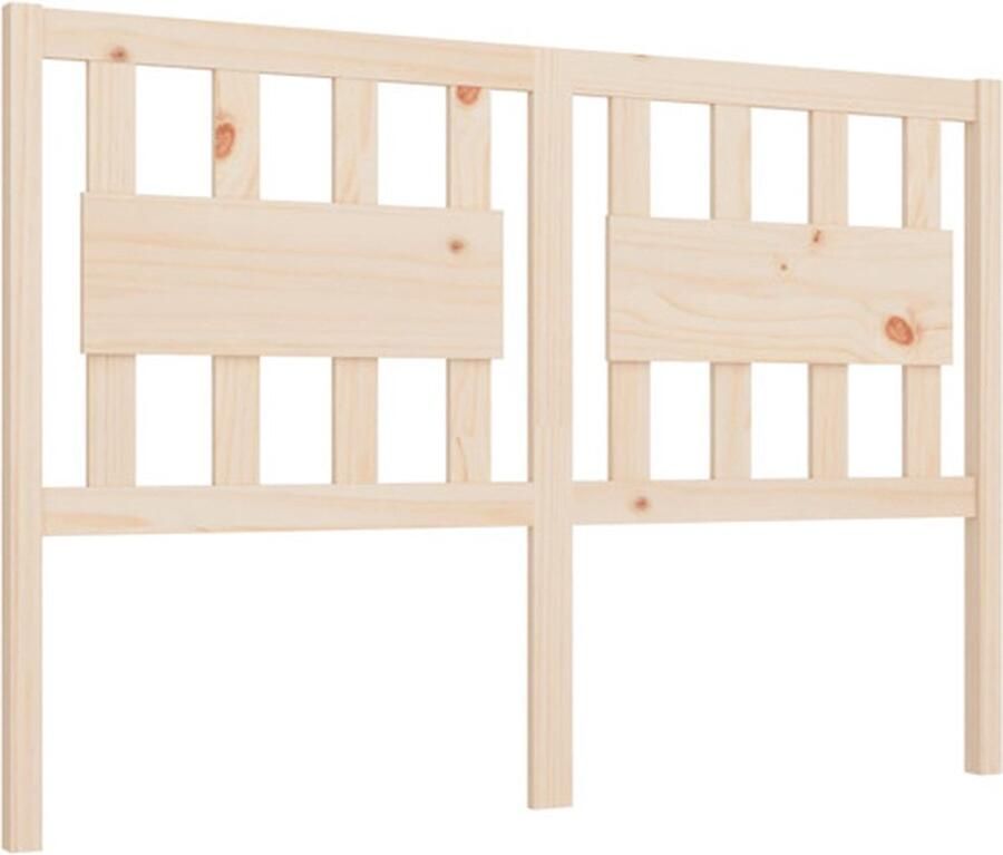 VidaXL Hoofdbord 140 5x4x100 cm massief grenenhout - Foto 3