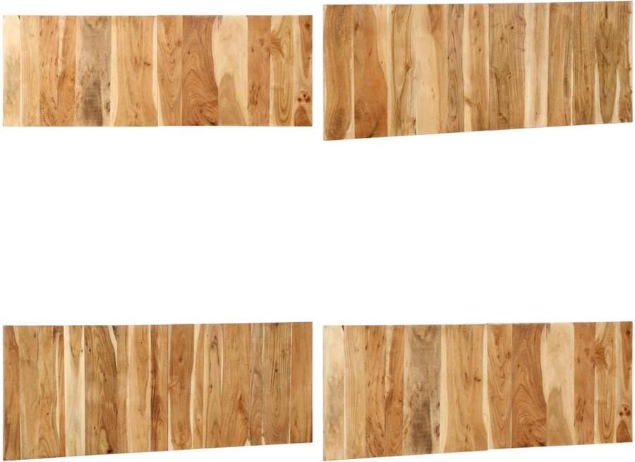 VidaXL Hoofdbord 140 cm massief acaciahout Hoofdeinde Hoofdeinden Bed Hoofdeinde Paneel