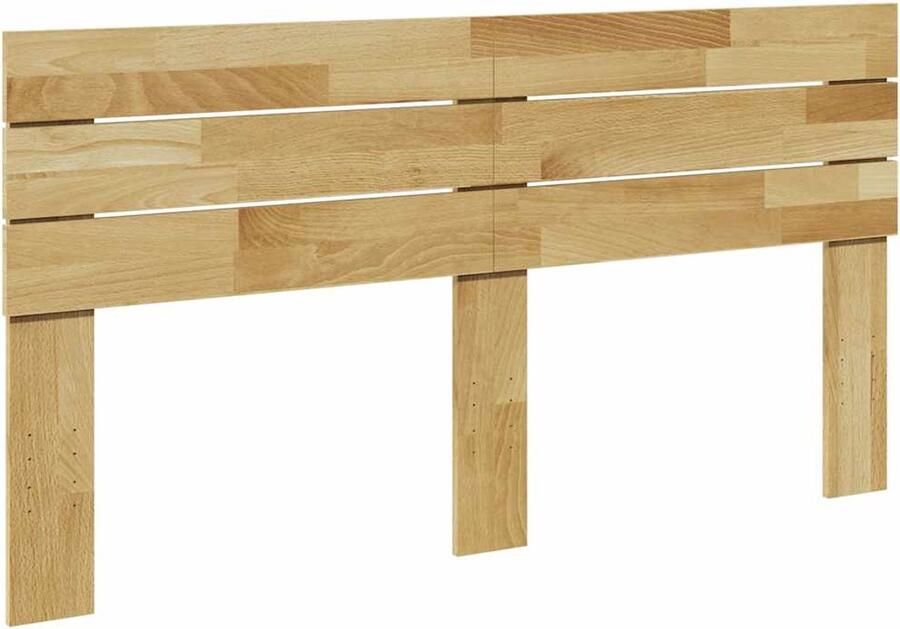 VIDAXL Hoofdeinde 140 cm massief hout eiken