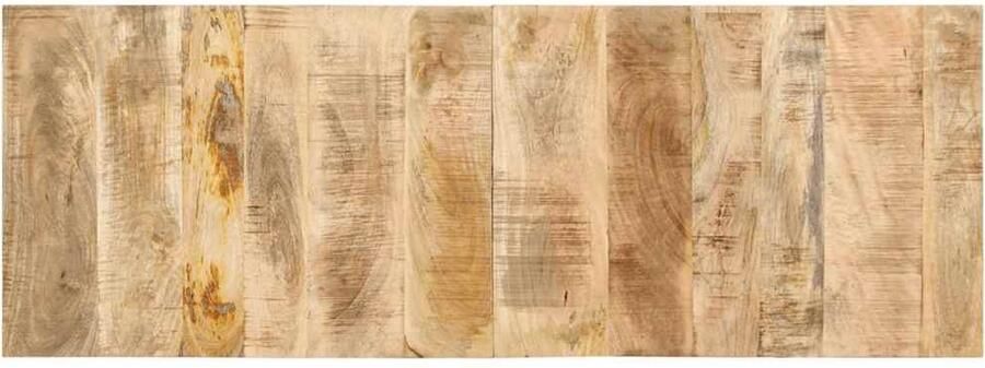 VidaXL Hoofdbord 140 cm massief ruw mangohout