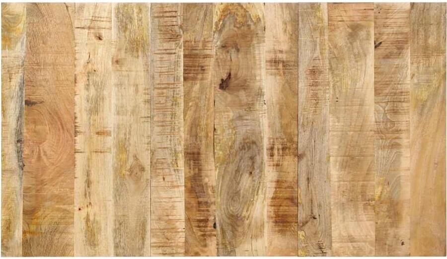 VidaXL Hoofdbord 140 cm massief ruw mangohout