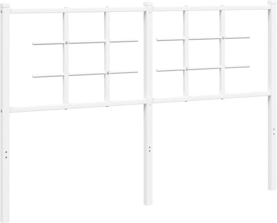 The Living Store Hoofdbord Metalen Staal 146 x 90 cm Robuust Hoofdbord Hoofdbekleding Slaapcomfort Beddecoratie Metalen Hoofdbord - Foto 2