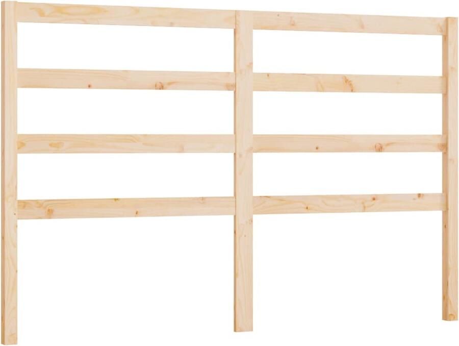 VidaXL Hoofdbord 166x4x100 cm massief grenenhout