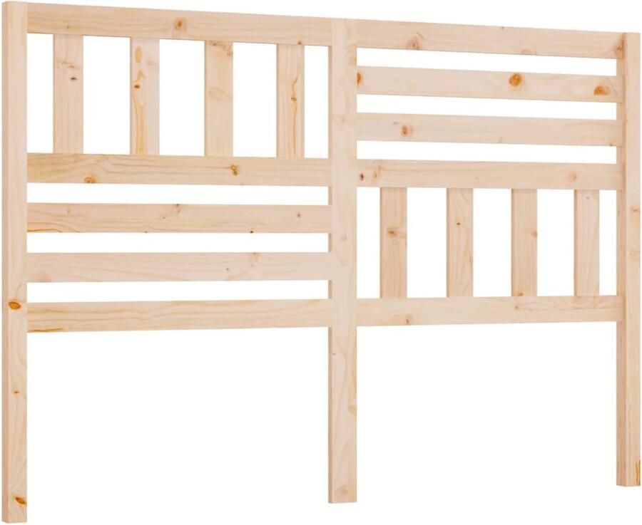 VidaXL Hoofdbord 146x4x100 cm massief grenenhout