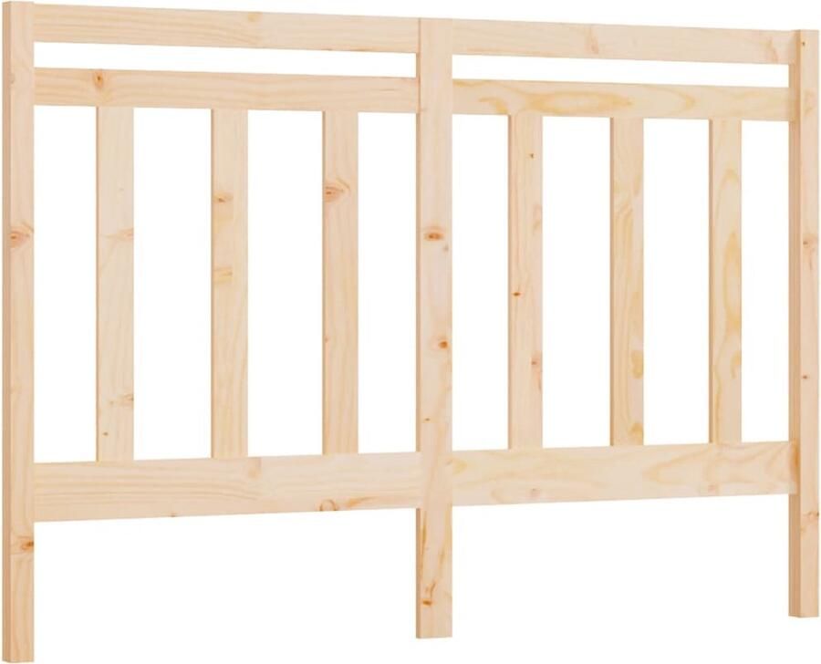 VidaXL Hoofdbord Massief Grenenhout 156x100 cm Hoofd Bord Grenenhoute Hoofdboard Klassieke Hoofdbord Bruine Hoofdbord Hoofden Inde Bedroom Decor Slaapkamer Meubels - Foto 2
