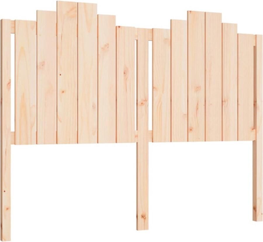 VidaXL Hoofdbord 146x4x110 cm massief grenenhout