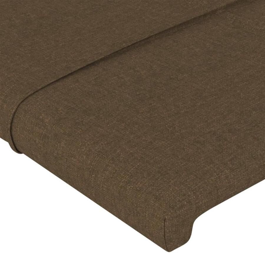 VidaXL Hoofdbord 147x16x118 128 cm Donkerbruin Hoofd Bord Hoofdkussen Beddecoratie Slaapkamer Meubels Bruine Kamer