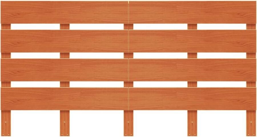 VidaXL Hoofdbord 150 cm massief grenenhout wasbruin - Foto 4