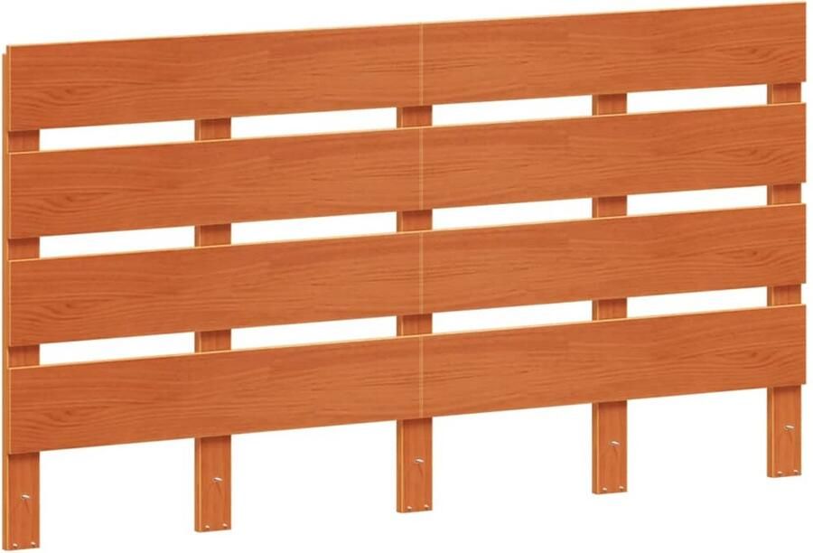 VidaXL Hoofdbord 150 cm massief grenenhout wasbruin - Foto 3