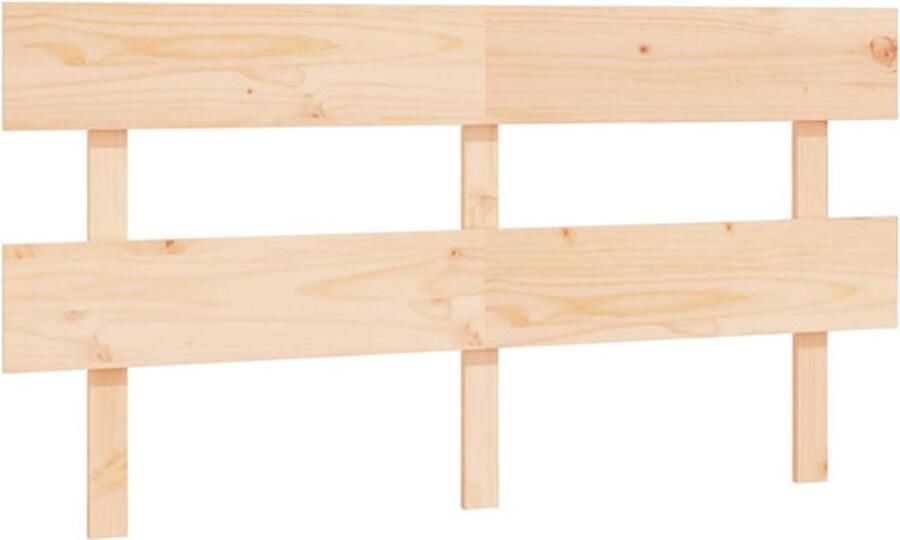 VidaXL Hoofdbord 154x3x81 cm massief grenenhout