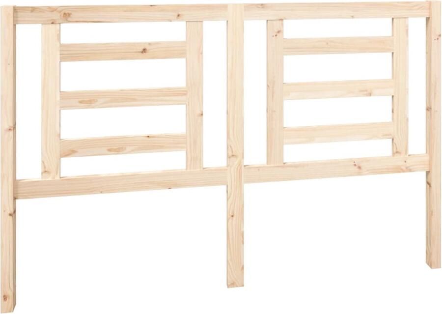 VidaXL Hoofdbord 156x4x100 cm massief grenenhout - Foto 5