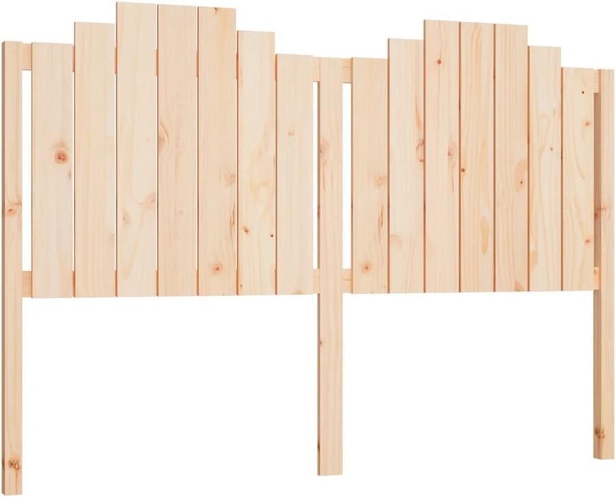 VidaXL Hoofdbord 156x4x110 cm massief grenenhout