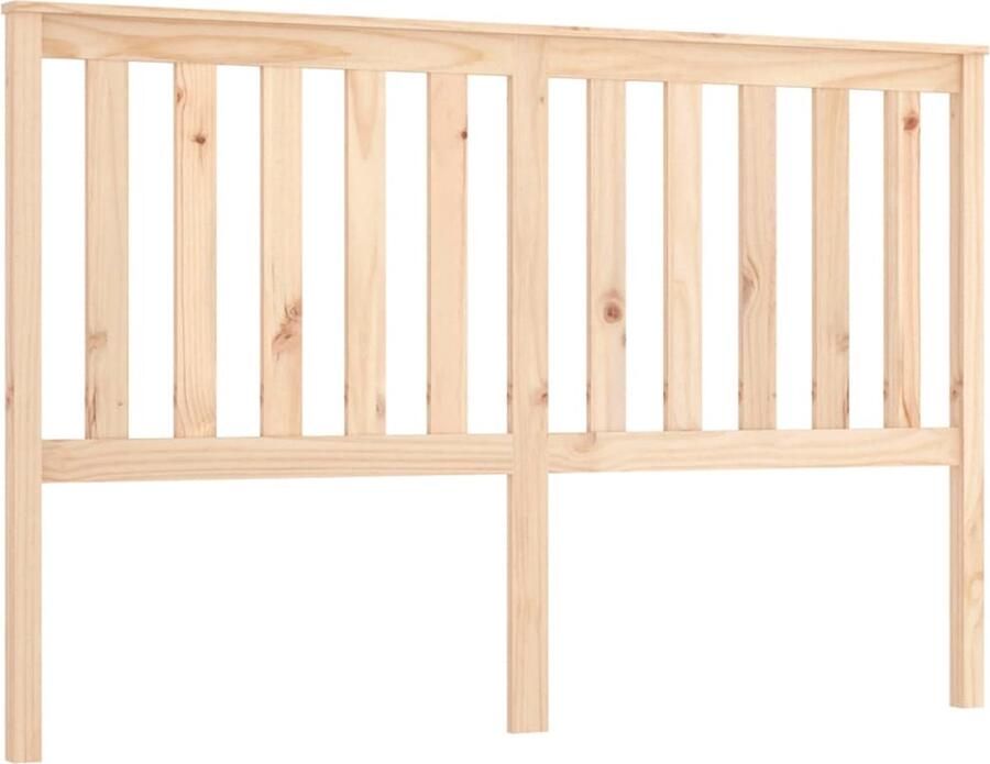 VidaXL Hoofdbord 156x6x101 cm massief grenenhout - Foto 2