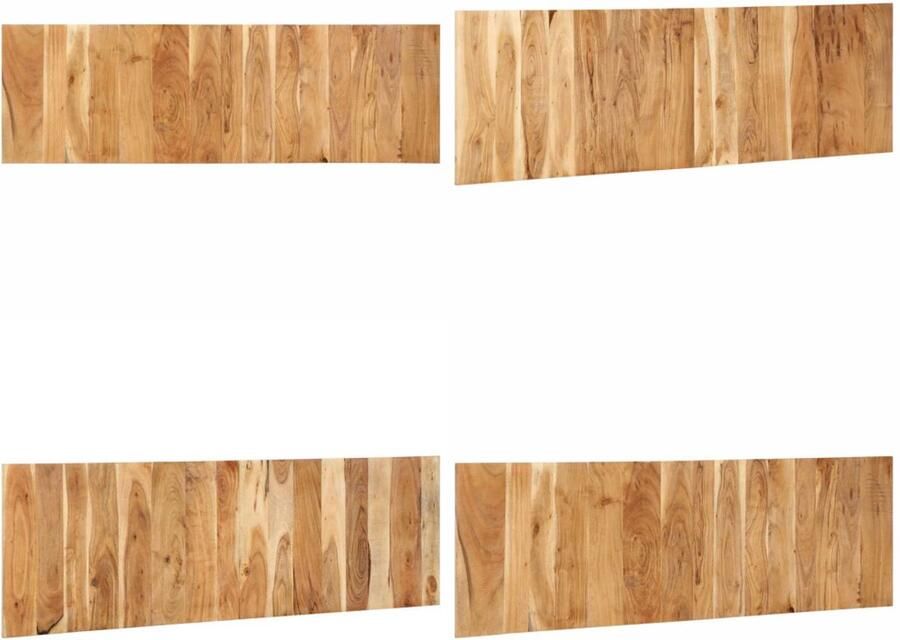 VidaXL Hoofdbord 160 cm massief acaciahout Hoofdeinde Hoofdeinden Bed Hoofdeinde Paneel