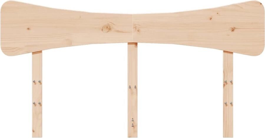 VidaXL Hoofdbord 160 cm massief grenenhout - Foto 4