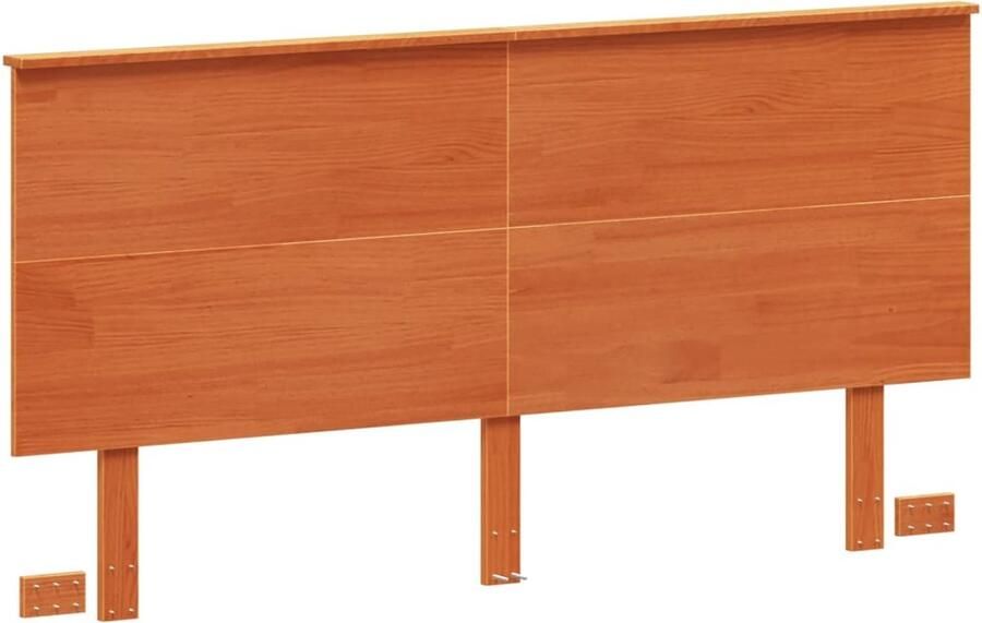 VidaXL Hoofdbord 160 cm massief grenenhout wasbruin - Foto 5