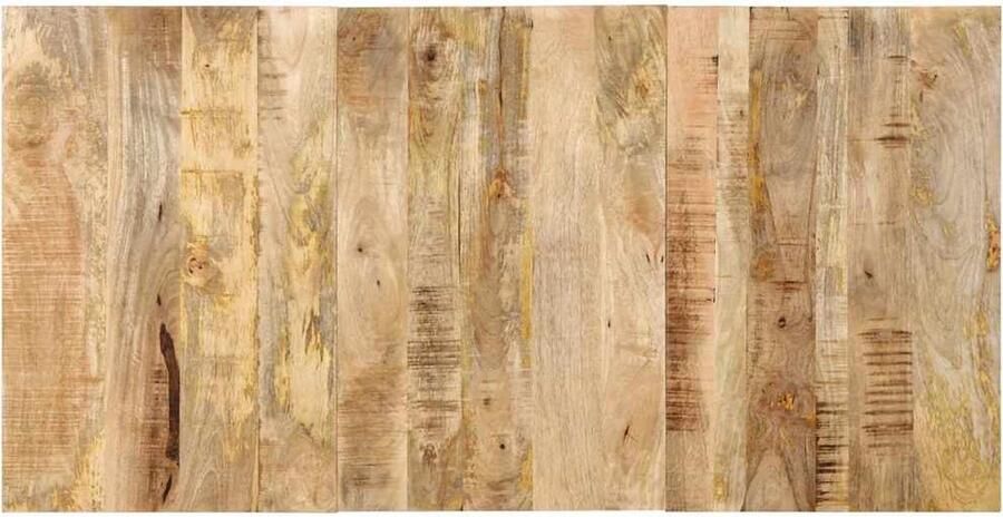 VidaXL Hoofdbord 160 cm massief ruw mangohout