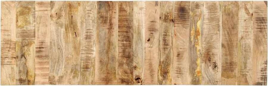 VidaXL Hoofdbord 160 cm massief ruw mangohout