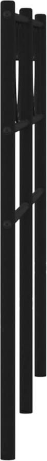 VidaXL Hoofdbord 160 cm metaal zwart - Foto 13