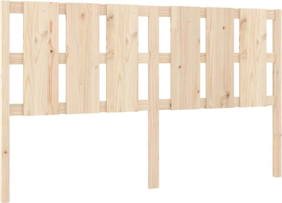 VidaXL Hoofdbord 165 5x4x100 cm massief grenenhout - Foto 2