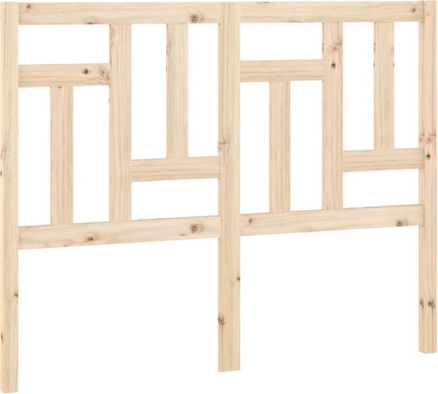 VidaXL Hoofdbord 165 5x4x100 cm massief grenenhout