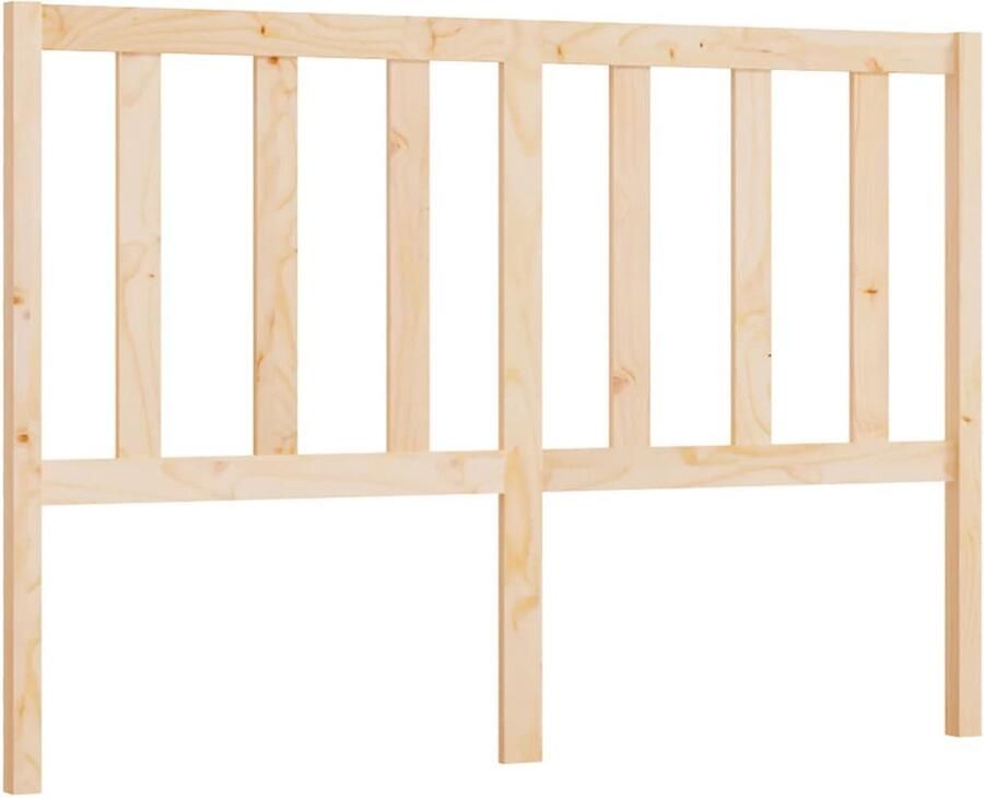 VidaXL Hoofdbord 166x4x100 cm massief grenenhout - Foto 2