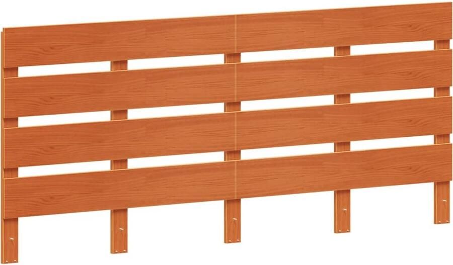 VidaXL Hoofdbord 180 cm massief grenenhout wasbruin - Foto 3