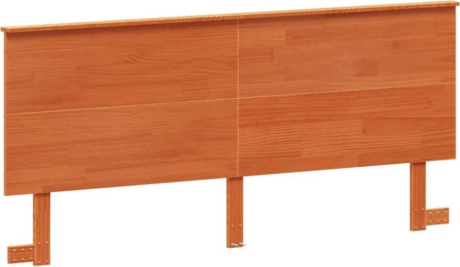 VidaXL Hoofdbord 180 cm massief grenenhout wasbruin - Foto 3