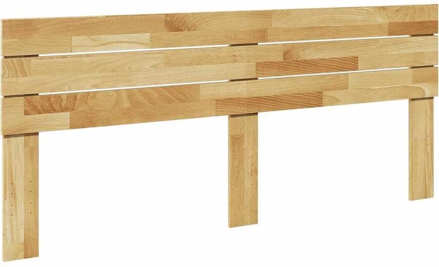 VidaXL Hoofdbord 180 cm massief hout eiken