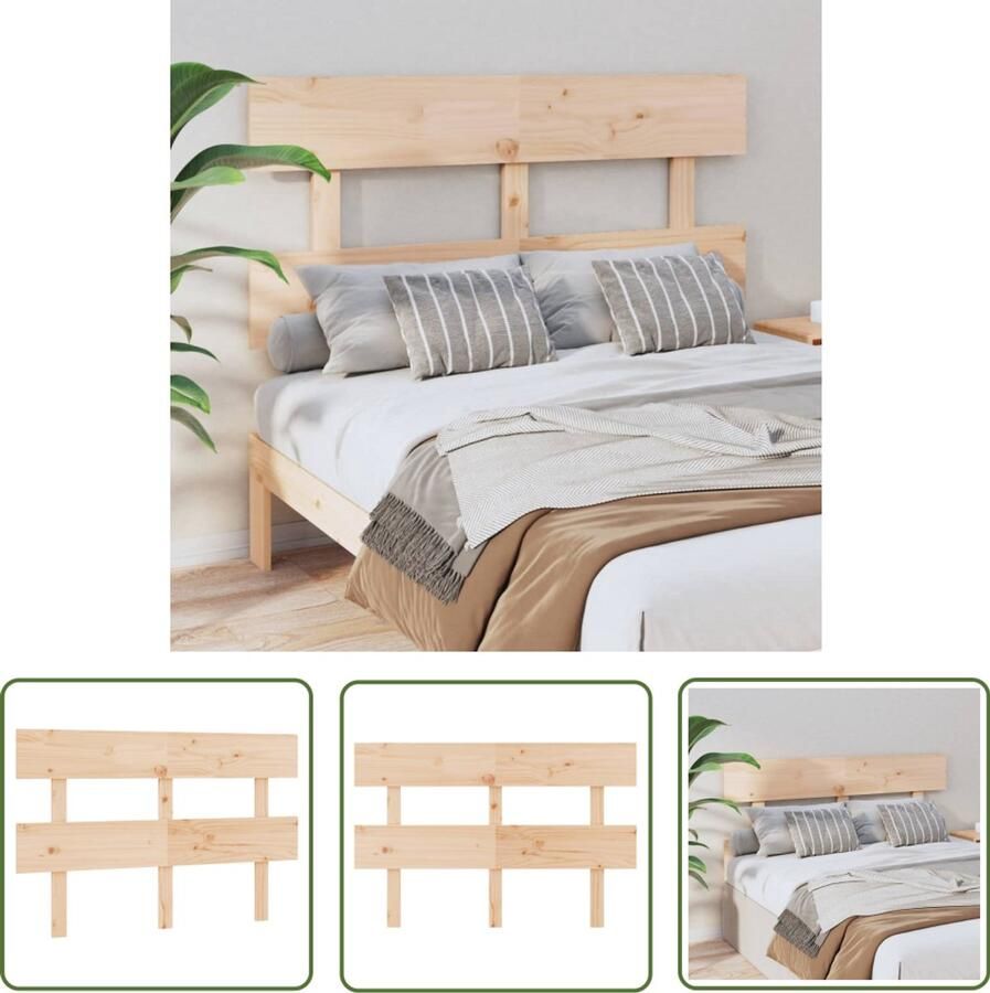 VidaXL Hoofdbord 184x3x81 cm Massief Grenenhout Houten Hoofdbord Kopen Massief Grenenhout Trendig Hoofdeinde Bedroom Decor Slaapkamer Meubels