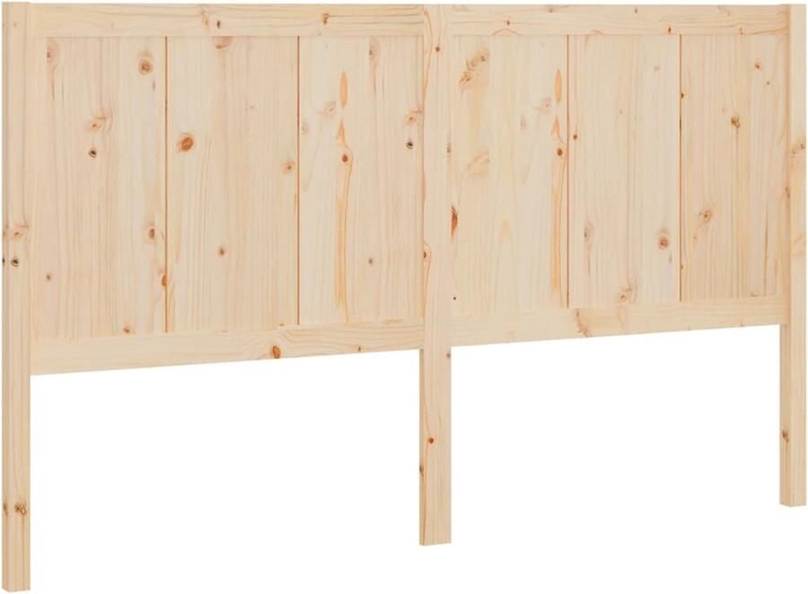 VidaXL Hoofdbord 185 5x4x100 cm massief grenenhout - Foto 4