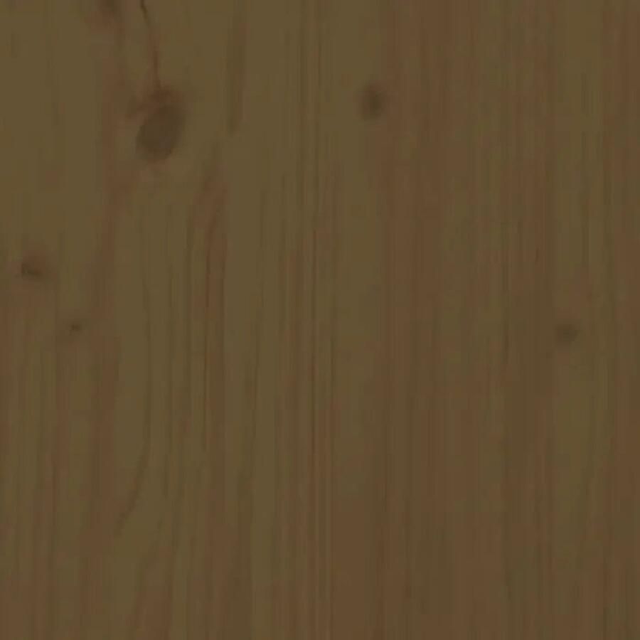 VidaXL Hoofdbord 185 5x4x100 cm massief grenenhout honingbruin - Foto 2