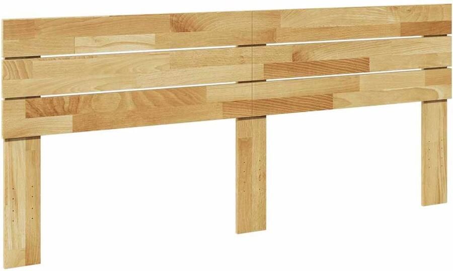 VidaXL Hoofdbord 200 cm massief hout eiken