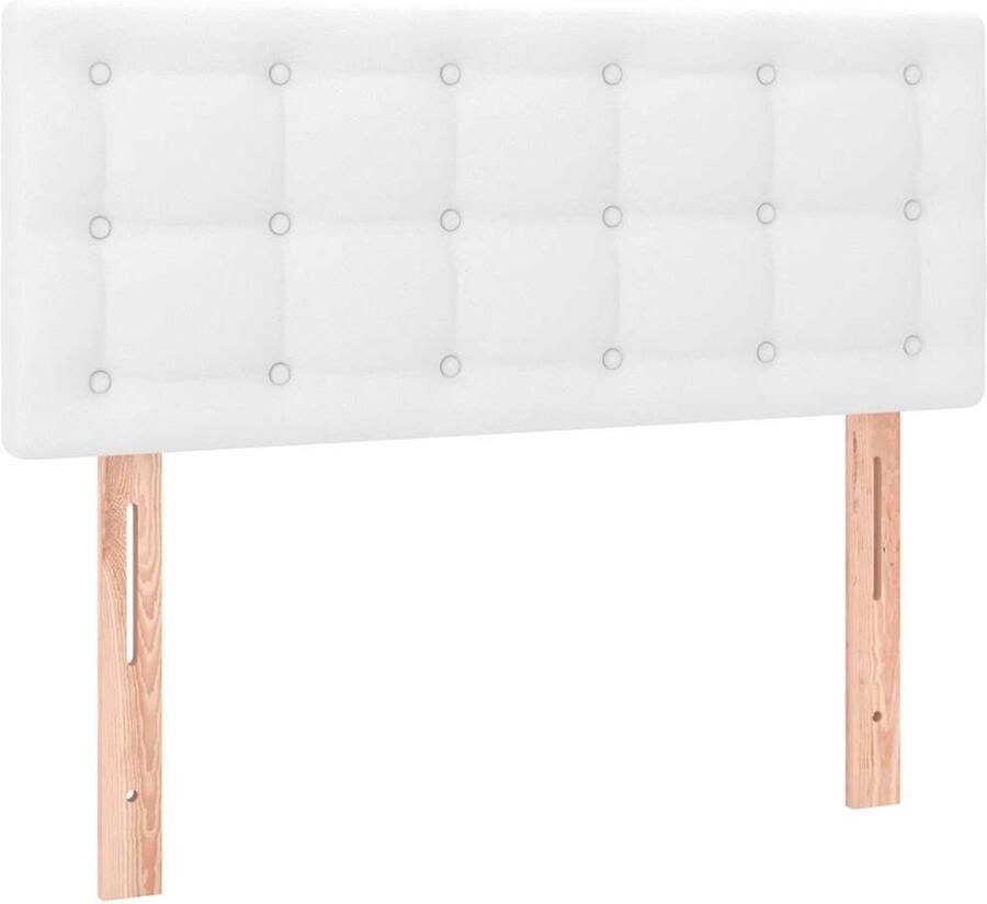VidaXL Hoofdbord 80x5x78 88 cm kunstleer wit - Foto 4