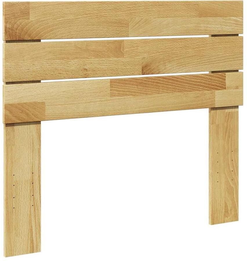VidaXL Hoofdbord 90 cm massief hout eiken