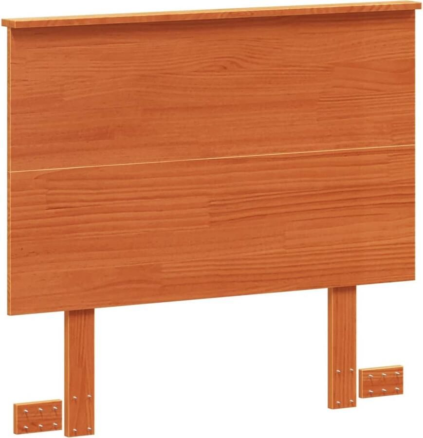 VidaXL Hoofdbord 90 cm massief grenenhout wasbruin - Foto 3