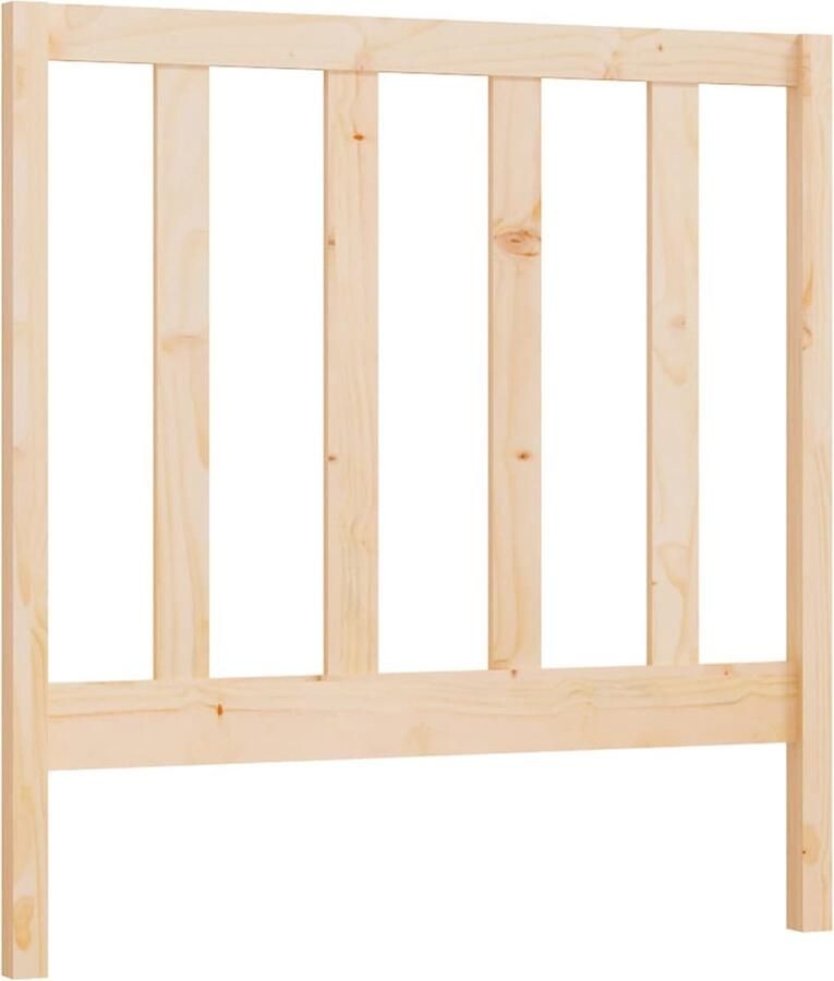 VidaXL Hoofdbord 81x4x100 cm massief grenenhout