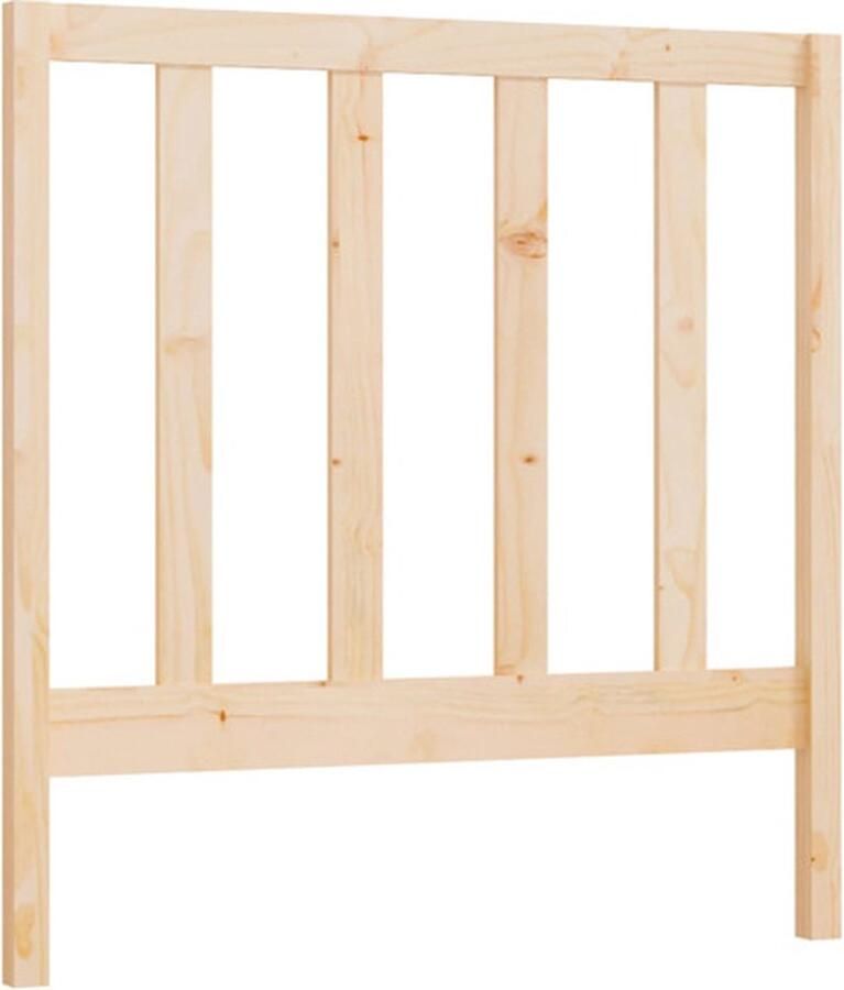 VidaXL Hoofdbord 95x4x100 cm massief grenenhout