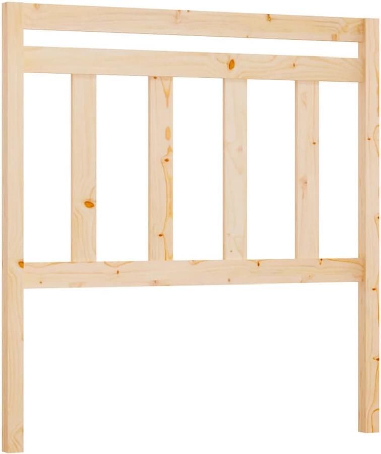 VidaXL Hoofdbord 96x4x100 cm massief grenenhout