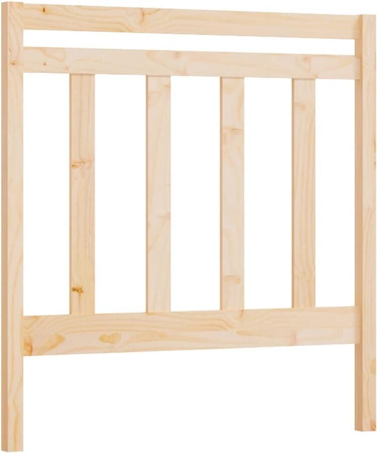 VidaXL Hoofdbord 96x4x100 cm massief grenenhout - Foto 4
