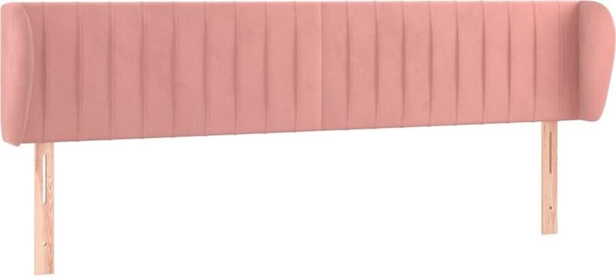 VidaXL Hoofdbord Fluweel Roze 163x23x78 88 cm Hoofd Bord Hoofdkussen Bedstede Velvet Roze Klassiek Modern Slaapcomfort - Foto 2
