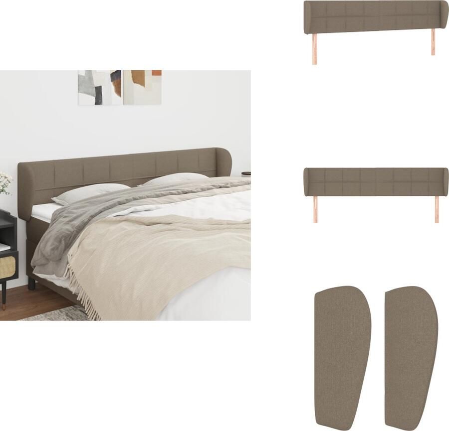 VidaXL Hoofdbord Bedaccessoires 147x16x78 88cm Bruin Kunstleer Bedonderdeel - Foto 5