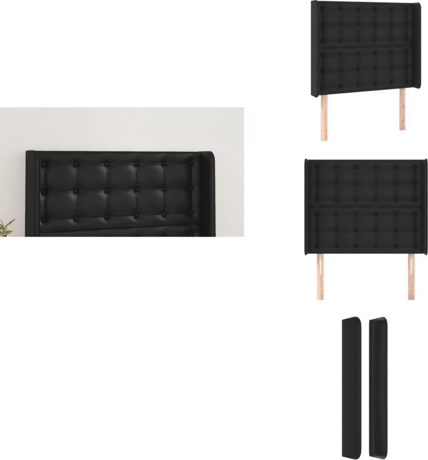 VidaXL Klassiek Hoofdbord Kunstleer Verstelbare Hoogte Stevige Poten Comfortabele Ondersteuning Bedonderdeel - Foto 2