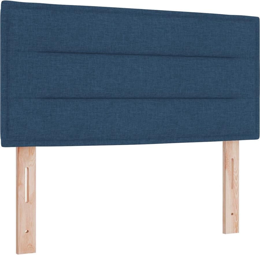 VidaXL Hoofdbord Blauw Hout 80 x 7 x 78 cm Blauw Hoofdbord Rechthoekig