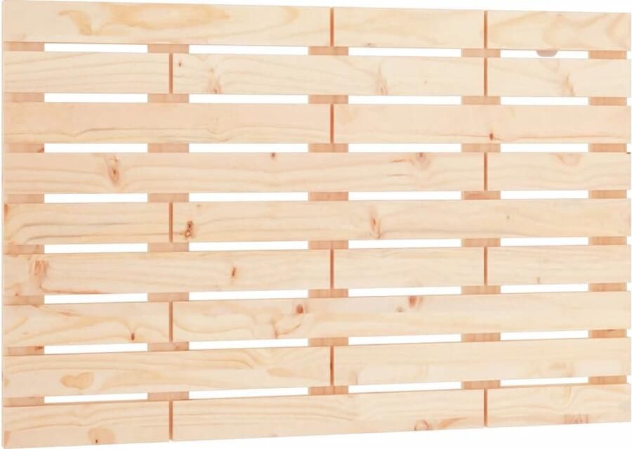 VidaXL Hoofdbord wandmontage 106x3x63 cm massief grenenhout